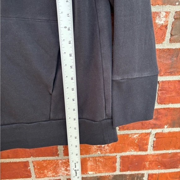 Fabletics XL Zaylee Black Funnel Neck Zipper Back Thumbhole Tunic Sweatshirt - Picture 9 of 10